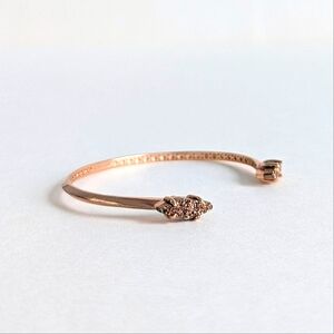 Kendra Scott Bianca Cuff Bracelet Rose Gold over Brass Rose Gold Druzy Crystal